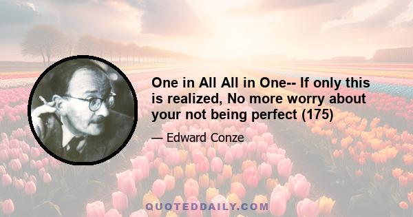 One in All All in One-- If only this is realized, No more worry about your not being perfect (175)