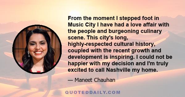 From the moment I stepped foot in Music City I have had a love affair with the people and burgeoning culinary scene. This city's long, highly-respected cultural history, coupled with the recent growth and development is