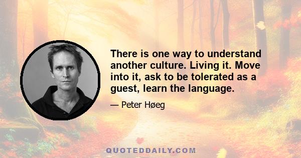 There is one way to understand another culture. Living it. Move into it, ask to be tolerated as a guest, learn the language. At some point understanding may come. It will always be wordless. The moment you grasp what is
