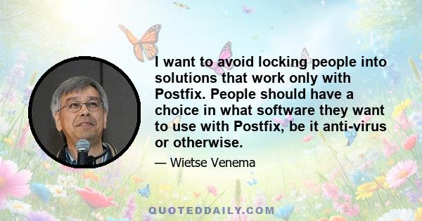 I want to avoid locking people into solutions that work only with Postfix. People should have a choice in what software they want to use with Postfix, be it anti-virus or otherwise.