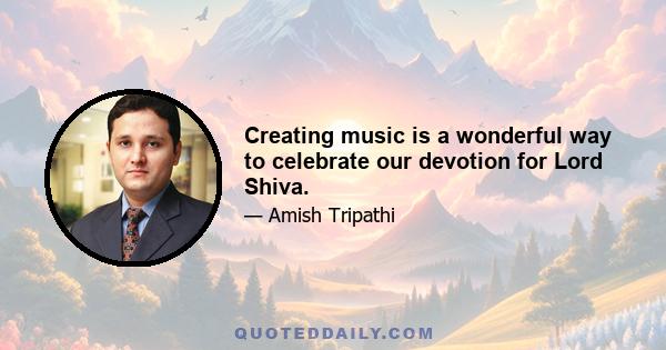 Creating music is a wonderful way to celebrate our devotion for Lord Shiva.