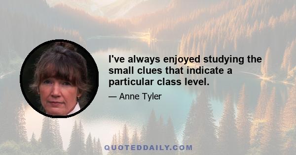 I've always enjoyed studying the small clues that indicate a particular class level.