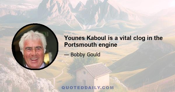 Younes Kaboul is a vital clog in the Portsmouth engine