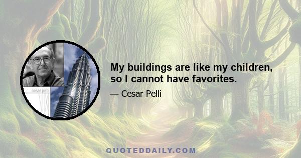 My buildings are like my children, so I cannot have favorites.