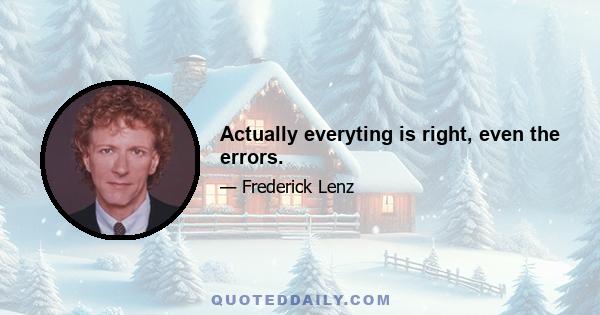 Actually everyting is right, even the errors.