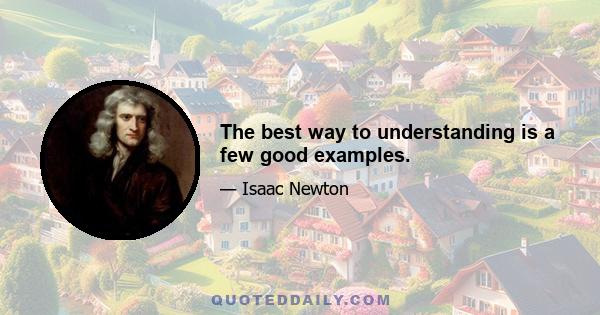 The best way to understanding is a few good examples.