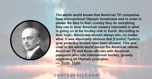 The whole world knows that American TV companies have monopolized Olympic broadcasts and in order to please the fans in their country they do everything they can to keep American viewers interested in what is going on