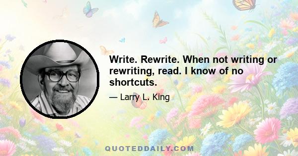 Write. Rewrite. When not writing or rewriting, read. I know of no shortcuts.