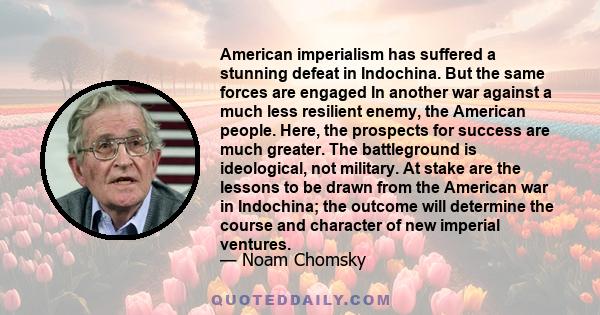 American imperialism has suffered a stunning defeat in Indochina. But the same forces are engaged In another war against a much less resilient enemy, the American people. Here, the prospects for success are much