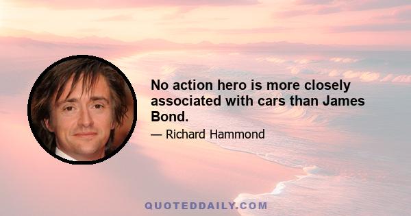 No action hero is more closely associated with cars than James Bond.