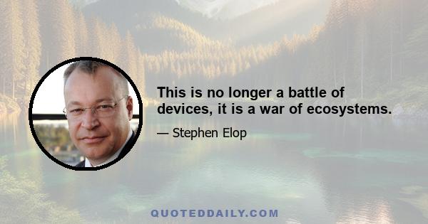 This is no longer a battle of devices, it is a war of ecosystems.