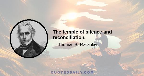 The temple of silence and reconciliation.