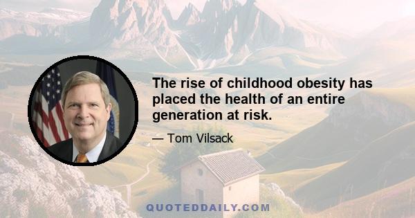 The rise of childhood obesity has placed the health of an entire generation at risk.