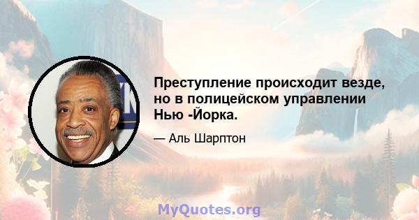 Преступление происходит везде, но в полицейском управлении Нью -Йорка.