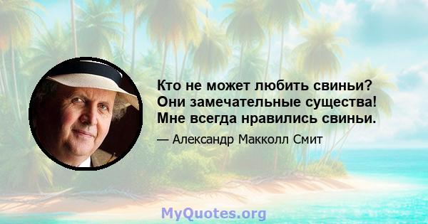 Кто не может любить свиньи? Они замечательные существа! Мне всегда нравились свиньи.