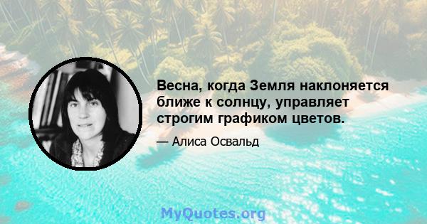 Весна, когда Земля наклоняется ближе к солнцу, управляет строгим графиком цветов.