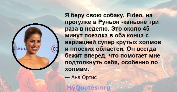 Я беру свою собаку, Fideo, на прогулке в Руньон -каньоне три раза в неделю. Это около 45 минут поездка в оба конца с вариацией супер крутых холмов и плоских областей. Он всегда бежит вперед, что помогает мне подтолкнуть 