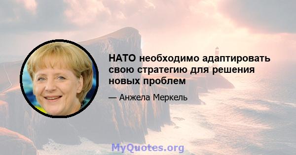 НАТО необходимо адаптировать свою стратегию для решения новых проблем