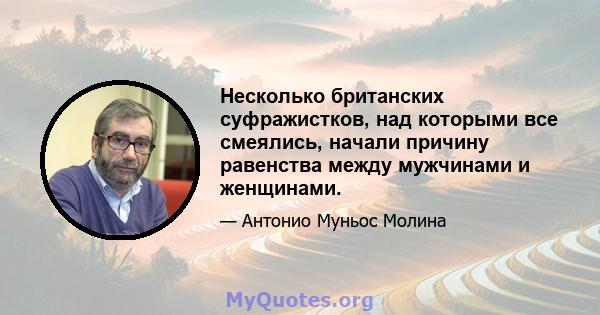 Несколько британских суфражистков, над которыми все смеялись, начали причину равенства между мужчинами и женщинами.