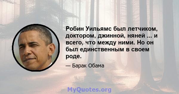 Робин Уильямс был летчиком, доктором, джинной, няней ... и всего, что между ними. Но он был единственным в своем роде.