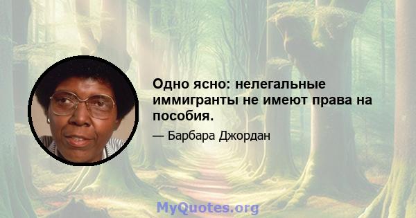 Одно ясно: нелегальные иммигранты не имеют права на пособия.