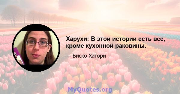 Харухи: В этой истории есть все, кроме кухонной раковины.