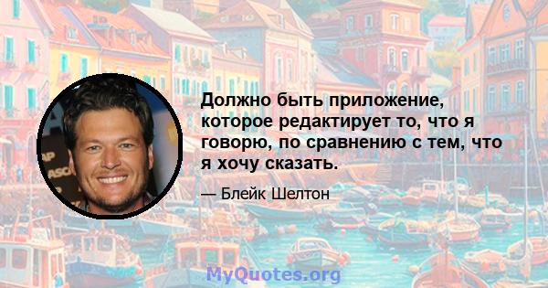 Должно быть приложение, которое редактирует то, что я говорю, по сравнению с тем, что я хочу сказать.