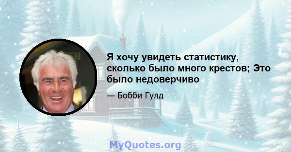 Я хочу увидеть статистику, сколько было много крестов; Это было недоверчиво