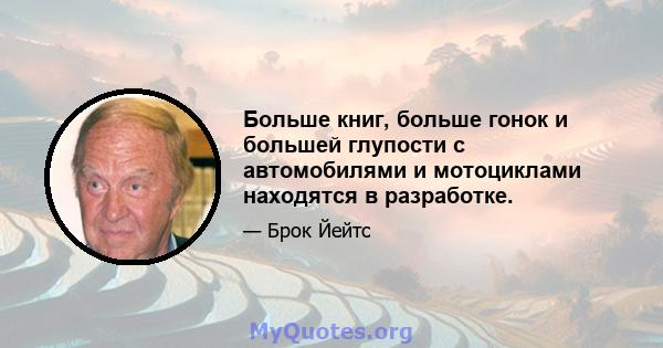 Больше книг, больше гонок и большей глупости с автомобилями и мотоциклами находятся в разработке.