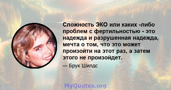 Сложность ЭКО или каких -либо проблем с фертильностью - это надежда и разрушенная надежда, мечта о том, что это может произойти на этот раз, а затем этого не произойдет.