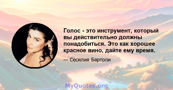 Голос - это инструмент, который вы действительно должны понадобиться. Это как хорошее красное вино, дайте ему время.