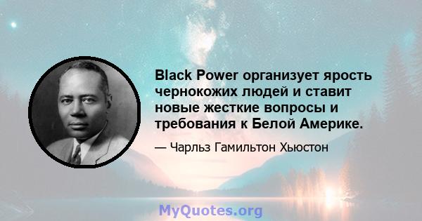 Black Power организует ярость чернокожих людей и ставит новые жесткие вопросы и требования к Белой Америке.