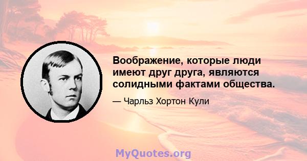 Воображение, которые люди имеют друг друга, являются солидными фактами общества.