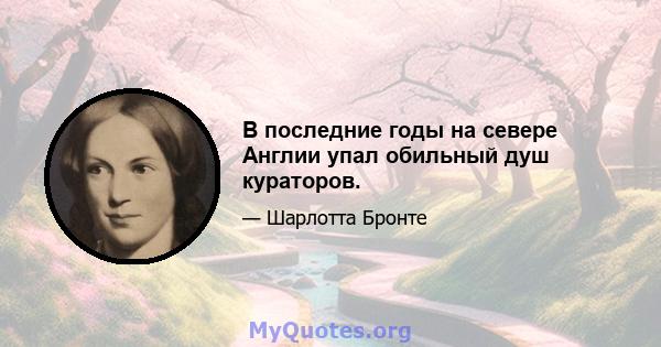 В последние годы на севере Англии упал обильный душ кураторов.