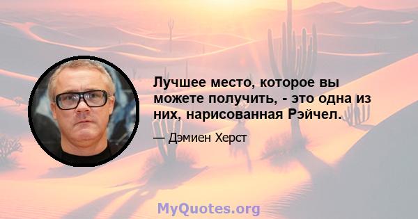 Лучшее место, которое вы можете получить, - это одна из них, нарисованная Рэйчел.