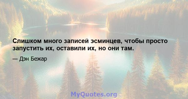 Слишком много записей эсминцев, чтобы просто запустить их, оставили их, но они там.