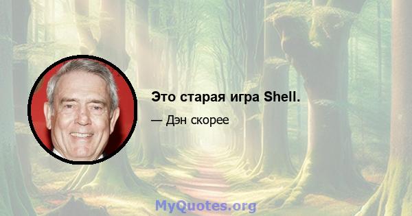 Это старая игра Shell.