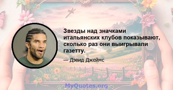 Звезды над значками итальянских клубов показывают, сколько раз они выигрывали газетту.