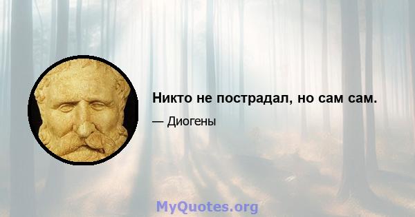 Никто не пострадал, но сам сам.