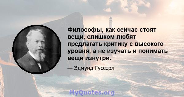 Философы, как сейчас стоят вещи, слишком любят предлагать критику с высокого уровня, а не изучать и понимать вещи изнутри.