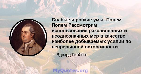 Слабые и робкие умы. Полем Полем Рассмотрим использование разбавленных и неоднозначных мер в качестве наиболее добываемых усилий по непрерывной осторожности.