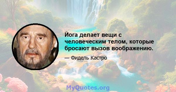 Йога делает вещи с человеческим телом, которые бросают вызов воображению.