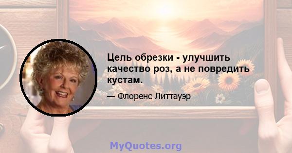 Цель обрезки - улучшить качество роз, а не повредить кустам.