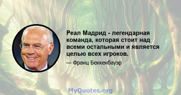 Реал Мадрид - легендарная команда, которая стоит над всеми остальными и является целью всех игроков.