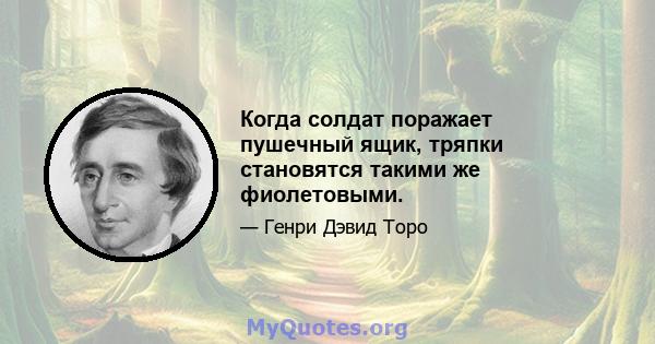 Когда солдат поражает пушечный ящик, тряпки становятся такими же фиолетовыми.