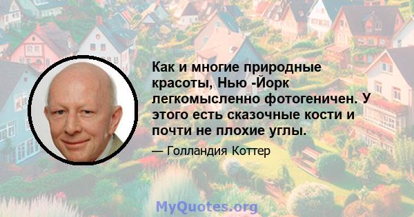 Как и многие природные красоты, Нью -Йорк легкомысленно фотогеничен. У этого есть сказочные кости и почти не плохие углы.