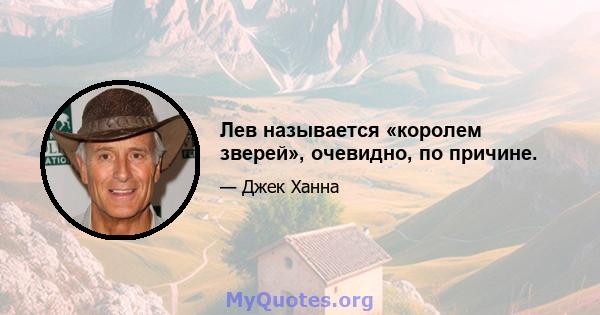 Лев называется «королем зверей», очевидно, по причине.