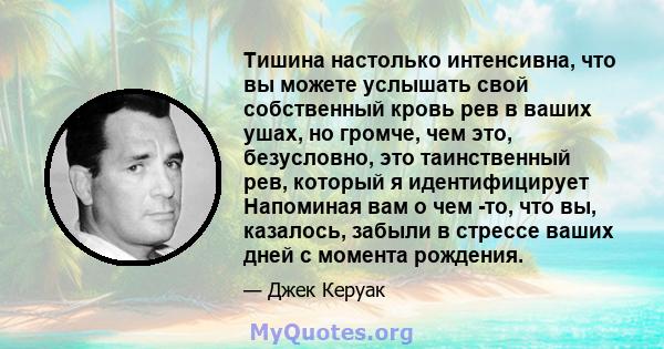 Тишина настолько интенсивна, что вы можете услышать свой собственный кровь рев в ваших ушах, но громче, чем это, безусловно, это таинственный рев, который я идентифицирует Напоминая вам о чем -то, что вы, казалось,