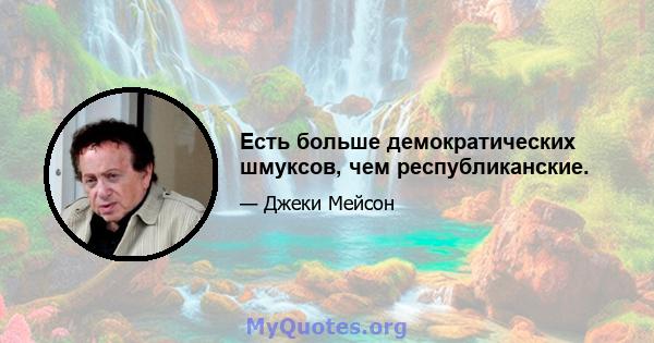 Есть больше демократических шмуксов, чем республиканские.