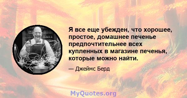 Я все еще убежден, что хорошее, простое, домашнее печенье предпочтительнее всех купленных в магазине печенья, которые можно найти.